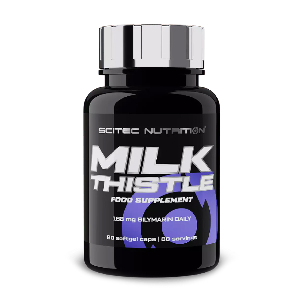 Розторопша Scitec Nutrition Milk Thistle, 188 мг, 80 гелевих капсул